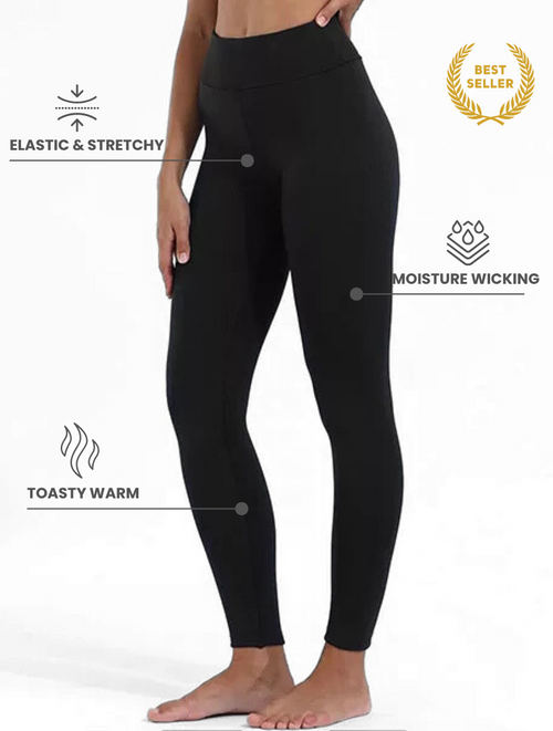 Sherpa-Fur Leggings | Toasty Warm & Figure Shaping