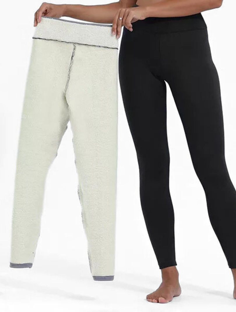 Sherpa-Fur Leggings | Toasty Warm & Figure Shaping